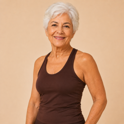 Pilates student over 70